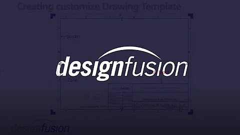 How to create Custom Drawing Template in NX