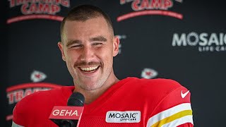 Hear The Story Behind KC Chiefs' Travis Kelce's New Mustache He Was Sporting At Training Camp