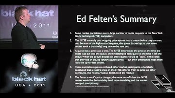 BlackHat 2011 - Security when nanoseconds count