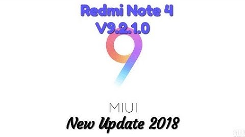 Redmi note 4 new update v9.2.1.0 || New stable update Redmi note 4 Snapdragon || Download link