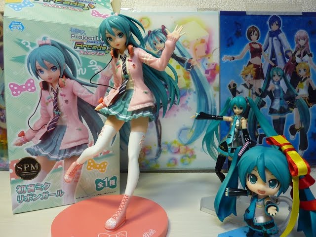 初音ミク　リボンガール　SPM　フィギュア 初音ミクProjectDIVAArcadeFutureToneスーパープレミアム