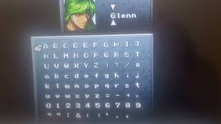 Chrono Trigger Plus human Glenn hack.