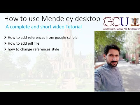 How to add references and bibliography into word using mendeley desktop