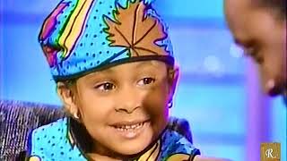 Raven-Symoné 1990 Interview @ age 4 on Arsenio (Raven brings her dog!)