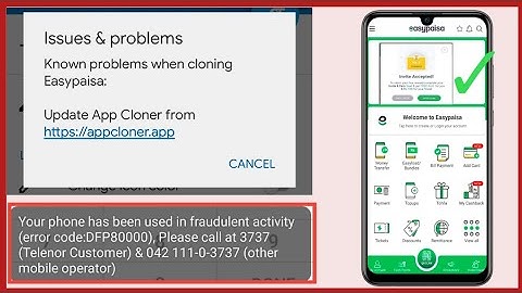 Easypaisa app latest version clone with app cloner  2020