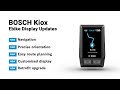 Bosch Kiox Ebike Display Updates: GPS Navigation, Custom Views, Retrofit!