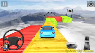 98% Impossible Car Track Stunts Driving Simulator - New Car Unlock - Android Gameplay screenshot 5