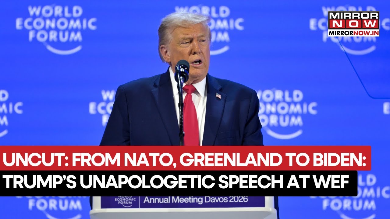 Trump At Davos Uncensored: From Greenland, NATO To Slamming Biden, US President's Full Speech At WEF
