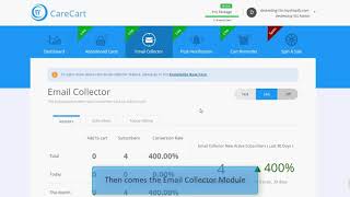 CareCart Shopify Store App Overview | Abandoned Cart Recovery Solution screenshot 5