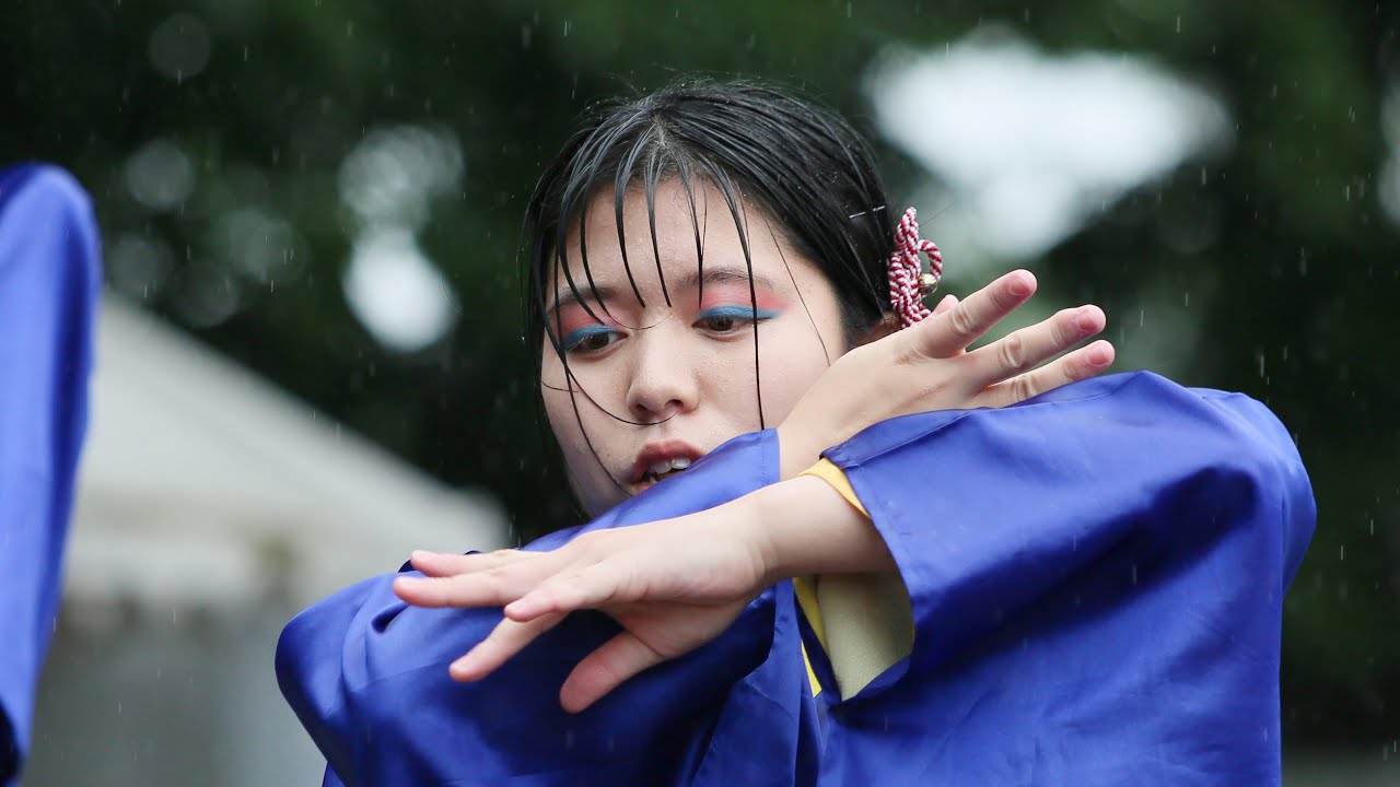 あやめよさこい20190701 F 005 福島学院大学YOSAKOIクラブ月下舞流／千菊