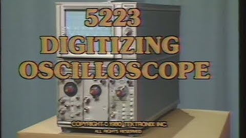 Tektronix 5223 Digitizing Oscilloscope