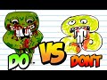 Crazy Do vs Don&#39;t Drawing Challenge - How to Draw Jumbo Josh Monster - Garten of Banban