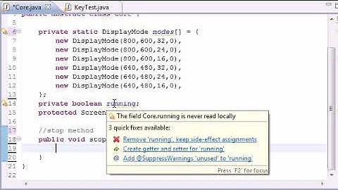 Java Game Development – 27 – Creating a Core Class
