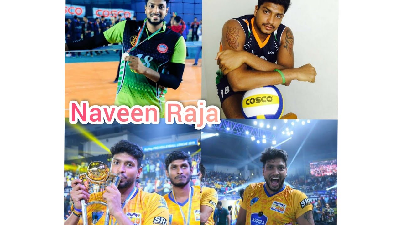 Naveed Raja R Naveen Raja One Of Indian Best Volleyball Player on 🔥🏐🔥# ...