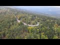 Szklarska Poręba dron 4k wysoki Kamień zakręt śmierci
