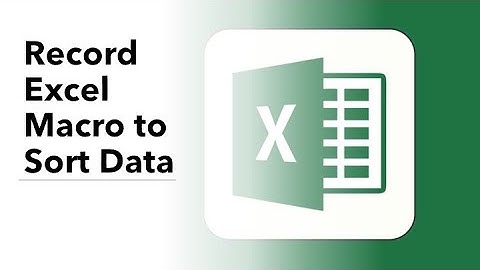 Recording a Macro to Sort a Table in Excel #excel #youtube