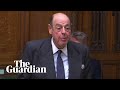 Sir Nicholas Soames delivers emotional speech in parliament