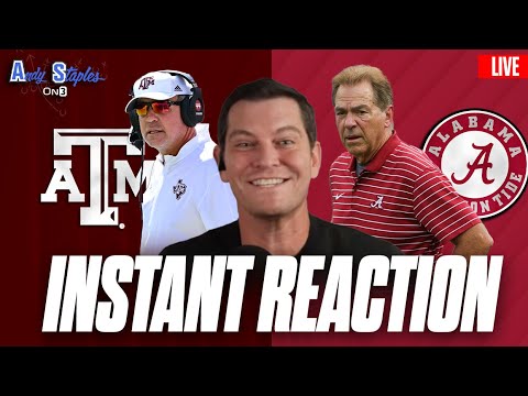 Alabama SURVIVES Texas A&M, controls the SEC West | Tez Walker plays and North Carolina dominates