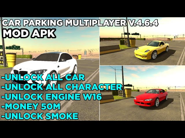 Car Parking Multiplayer MOD 4.6.5 (Unlimited Money ) New Update # CarParkingMultiplayer 
