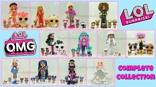 LOL Surprise OMG Fashion Dolls Complete Collection LOL Surprise Winter Disco Amazing Surprise