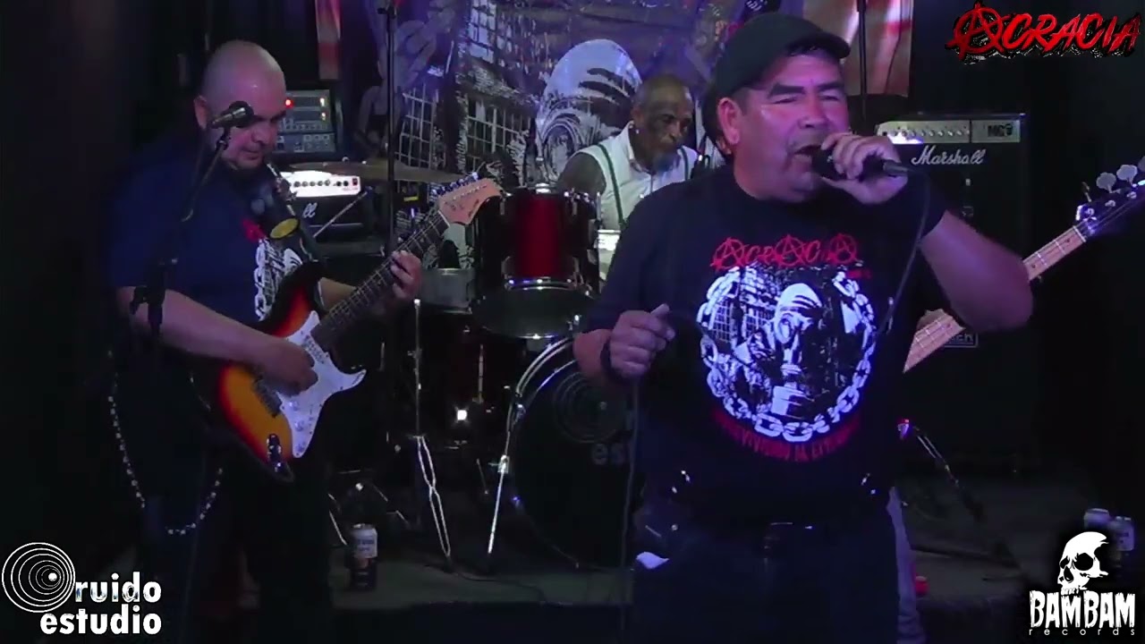 ACRACIA HC PUNK MÉXICO CON BAMBAM RECORDS EN RUIDO ESTUDIO, 08/06/22