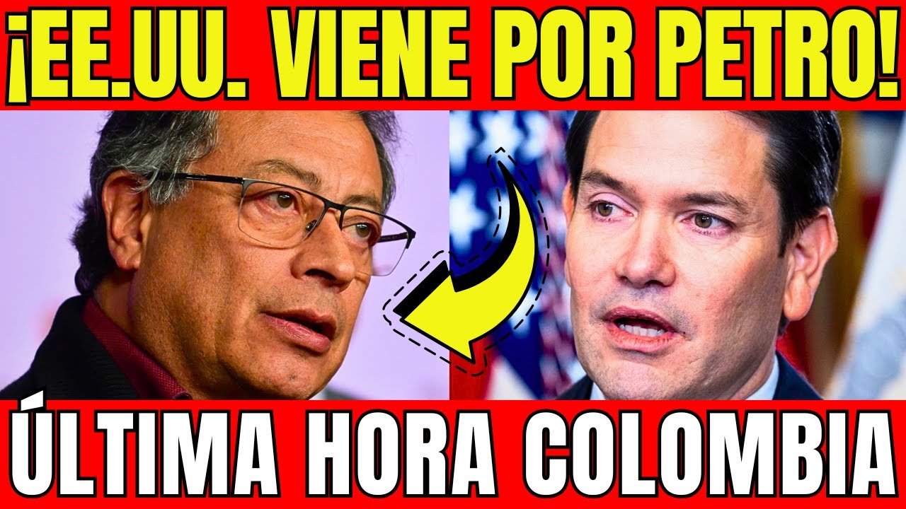 Donald Trump y Marco Rubio AMENAZAN a Gustavo Petro tras la CAÍDA de Nicolás Maduro
