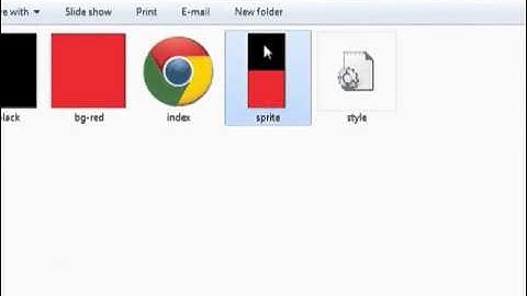 CSS sprites - easy tutorial