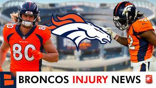 Broncos News: Greg Dulcich RETURNING? Nik Bonitto OUT? Denver Broncos Injury Report Week 15