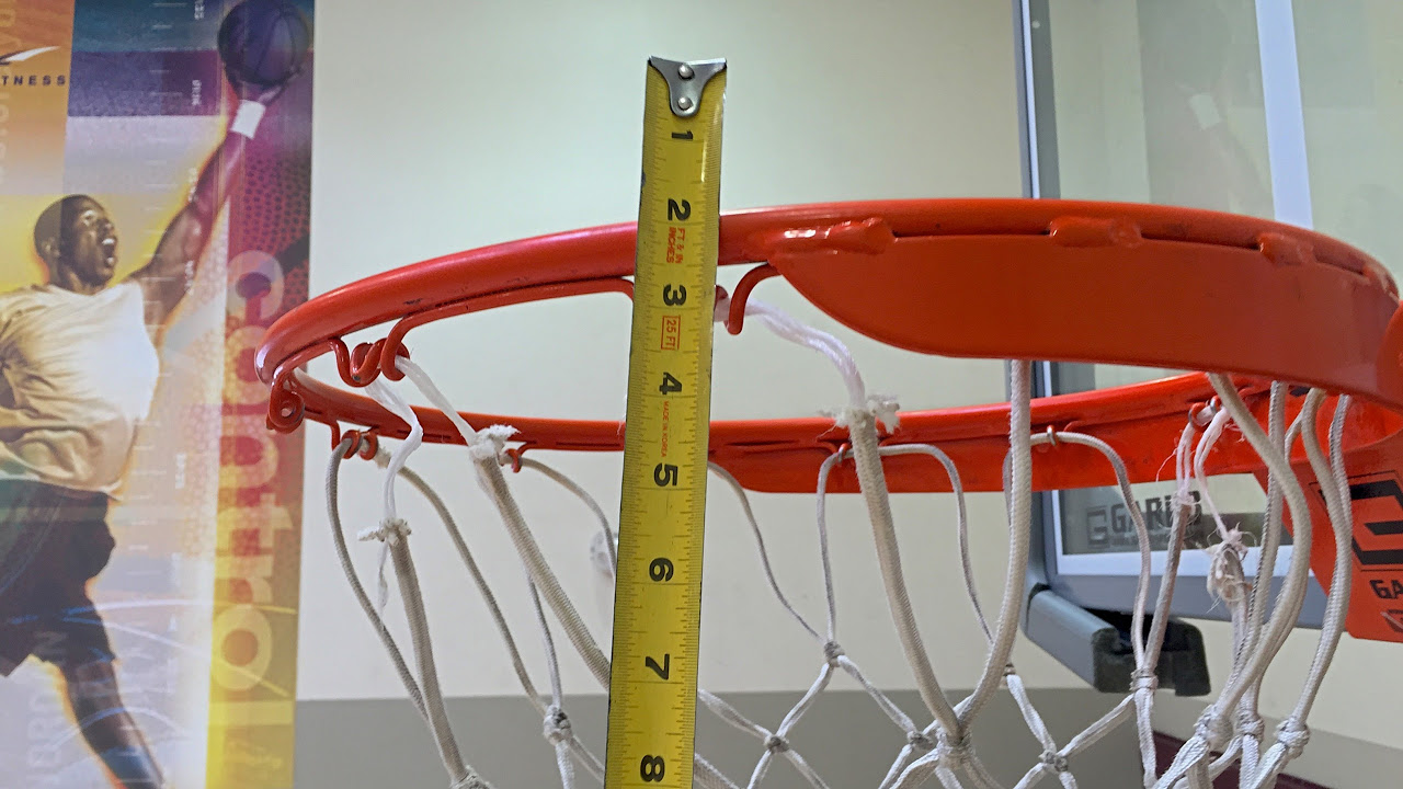Easyfashion 9-12 Ft. Adjustable Height Portable Basketball Hoop for  Outdoors, Red - Walmart.com