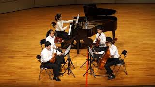 106學年度全國學生音樂比賽中區全國「鋼琴五重奏」國中團體B組 甲等