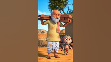 The farmer and the monkey build a house in the desert but the house is destroyed in a flood 😭 #ai