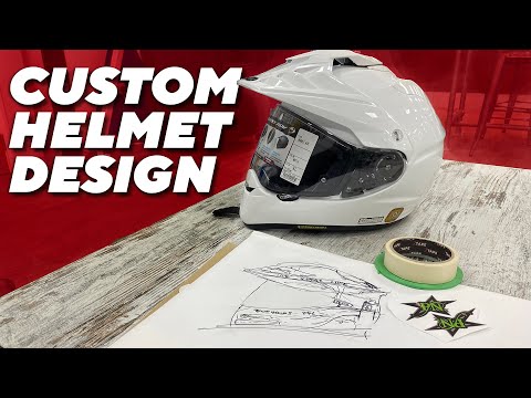 design your motorcycle helmet Designing a Custom Helmet
