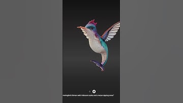 Bird 3DModel Master☺️ #satisfying #3d #birds #youtubeshorts #shorts