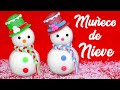 ⛄ Mini Tutorial: Muñeco de Nieve DIY ⛄