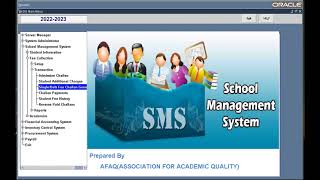 How to Operate AFAQ's School Management System (SMS) screenshot 4