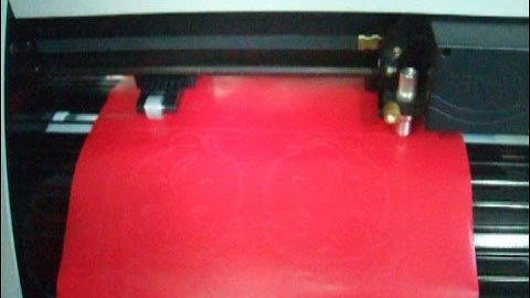 Cutting Plotter working demo from Redsail