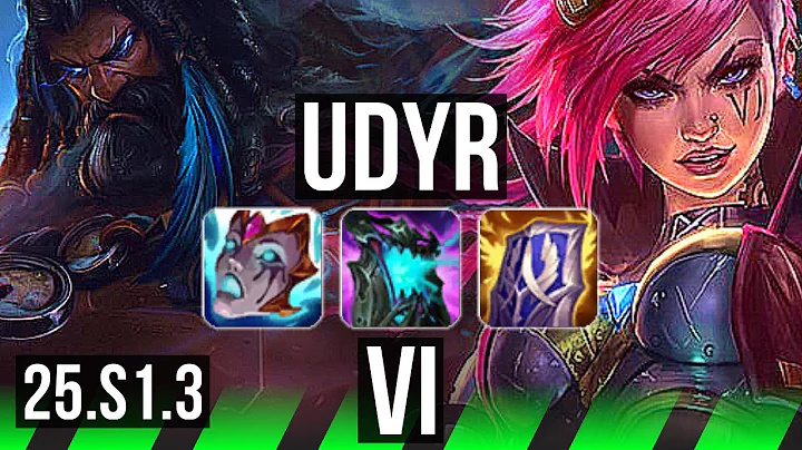 UDYR vs VI (JGL) | 1200+ games, 6/2/8 | EUNE Master | 25.S1.3