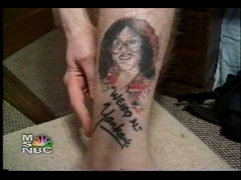 Weird al yankovic tattoo  Tattoos Portrait tattoo Portrait