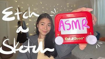 asmr: etch a sketch with me!