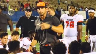 Hoover Coach Josh Niblett, Aug. 22, 2015