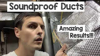 Soundproofing Ductwork [incredible results!!!] --AMAZON LINK--