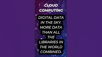 🖥️ Amazing Cloud Computing Facts in 10 Seconds! | Tech Shorts
