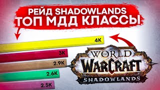 ТОП 5 МДД РЕЙД WOW SHADOWLANDS, лучшие бойцы world of warcraft