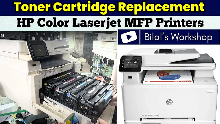 How to Replace the Toner Cartridges in HP Color LaserJet Pro MFP Printers?