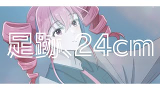 足跡、24cm/あさぎ feat.重音テト