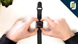 Olixar Glass watch Screen protector installation