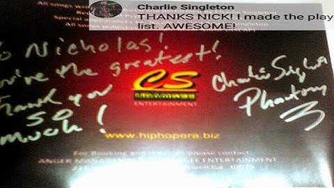 Charlie Singleton - A Writer Writes