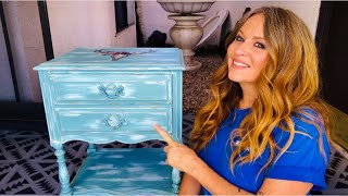 How To Chalk Paint Furniture With Two Colors