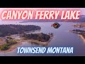 Canyon Ferry Lake Scenic Drive - Townsend Montana - Unhealthy Smoke Filled Skies