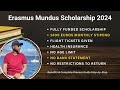 Erasmus Mundus Scholarship 2024 | Complete Process | Fully Funded | Get 1400 Euros Monthly Stipend